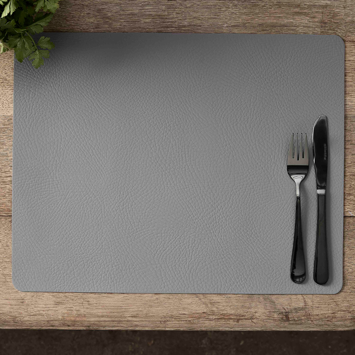 Aida Quadro bordstablett 42x33 cm 4-pack grå