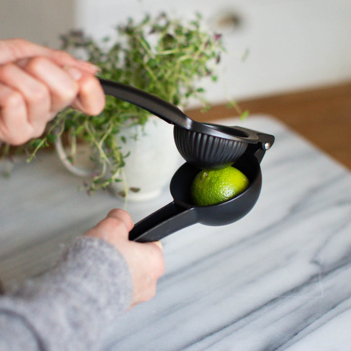 Dorre Cyra sitruspresse 22 cm svart