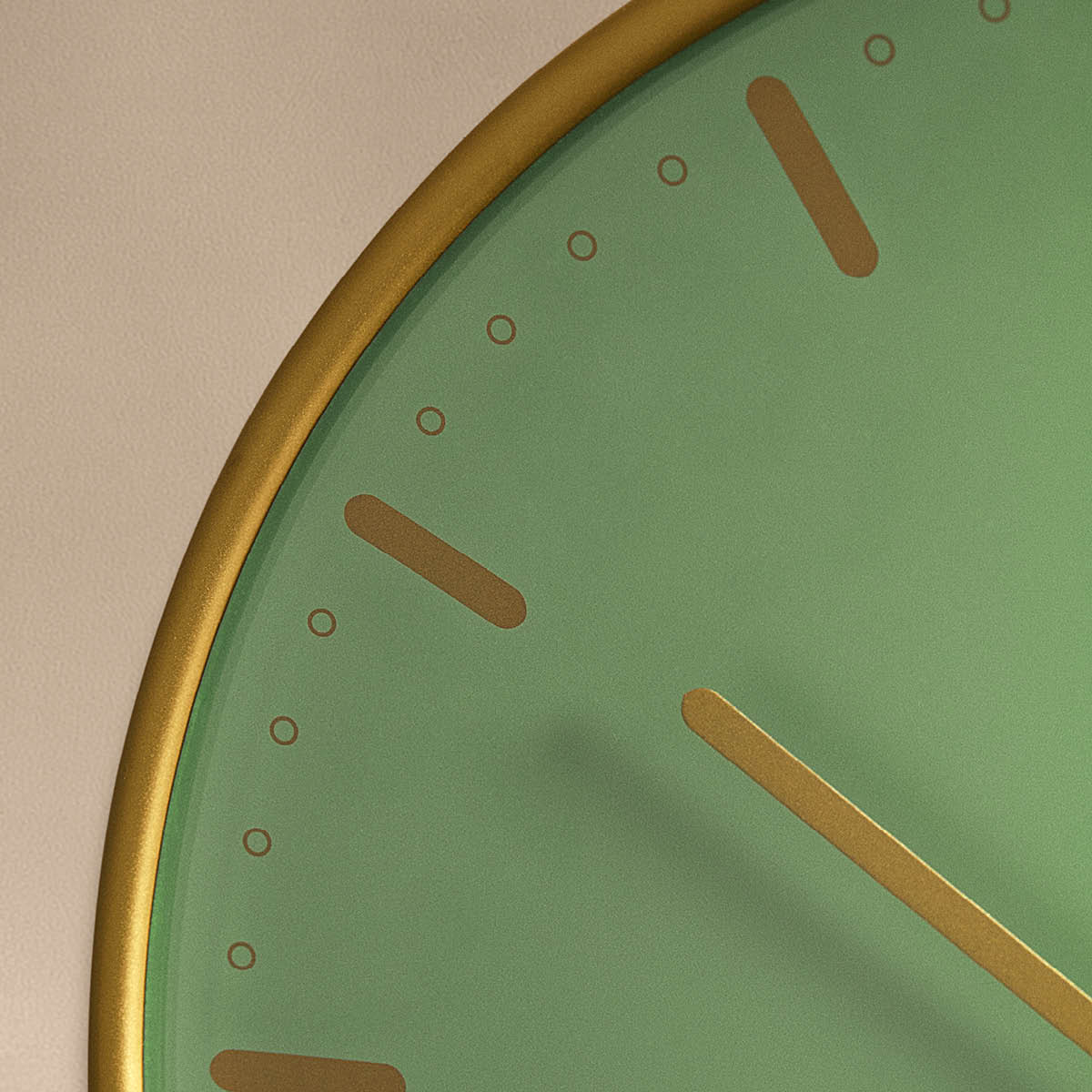 Arne Jacobsen City Hall Seinäkello 29 cm Vihreä