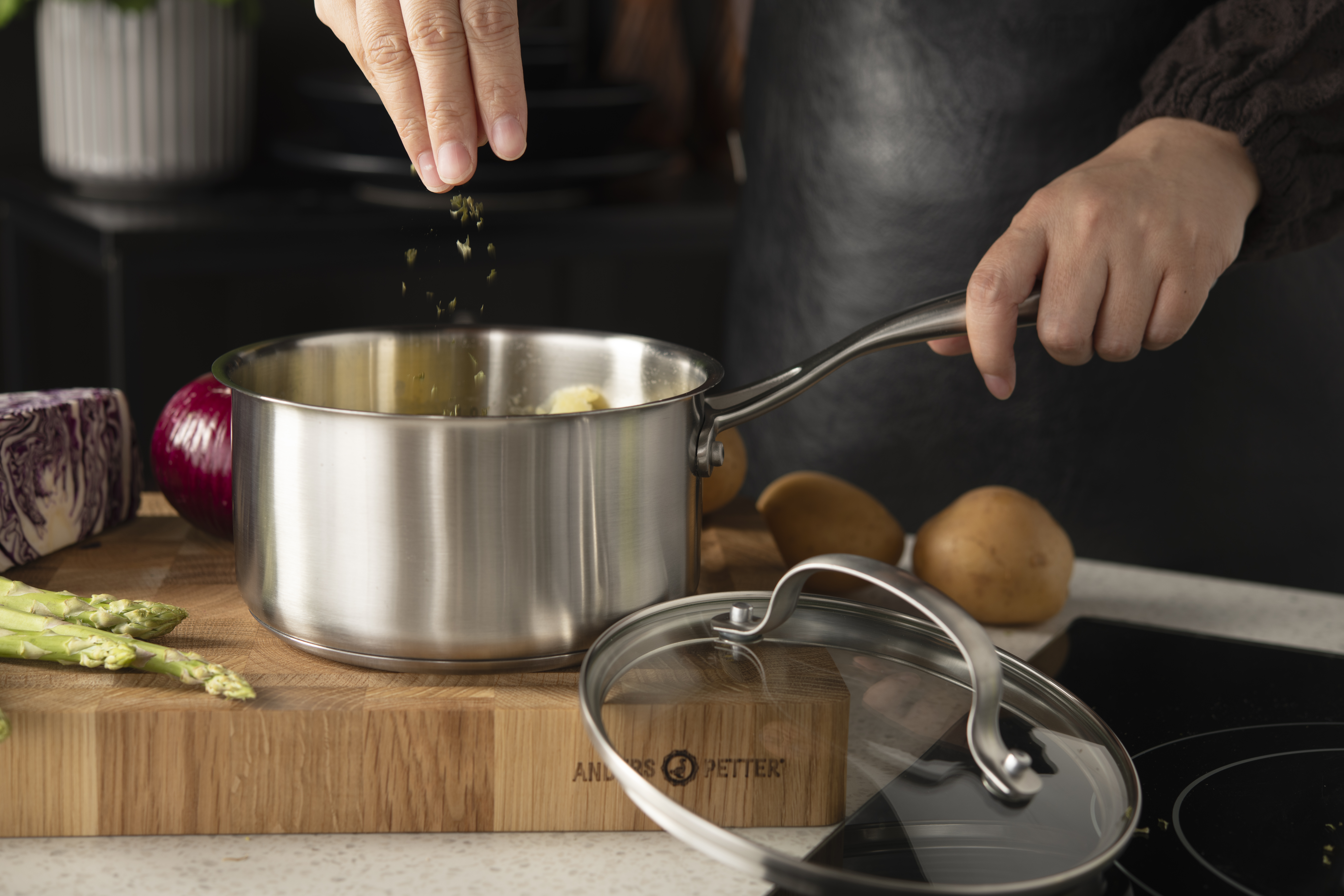 Anders Petter Stenfors kasserolle 1,5L matt rustfri