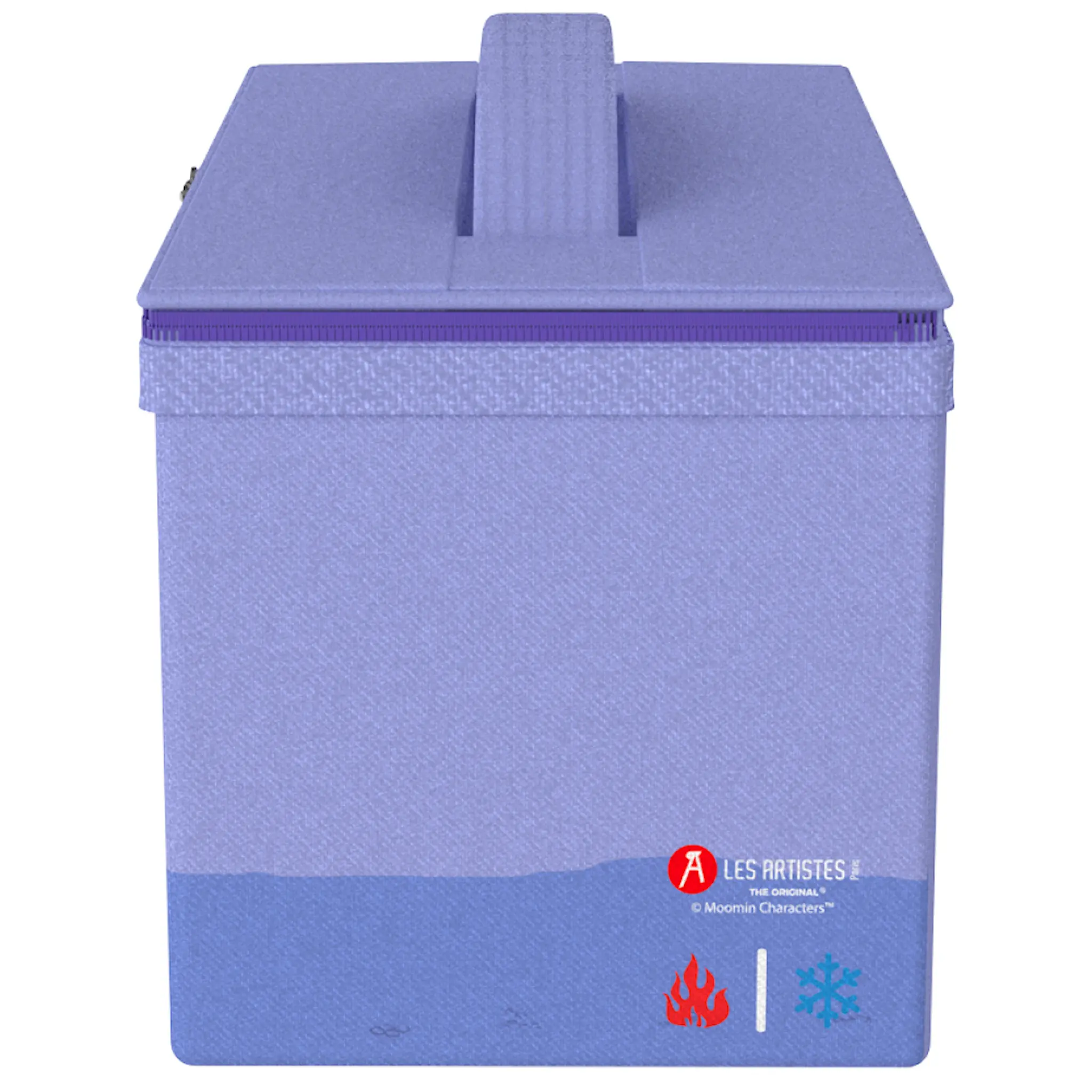 Les Artistes Mumin kylväska 4,5 L Moomin celebrating purple