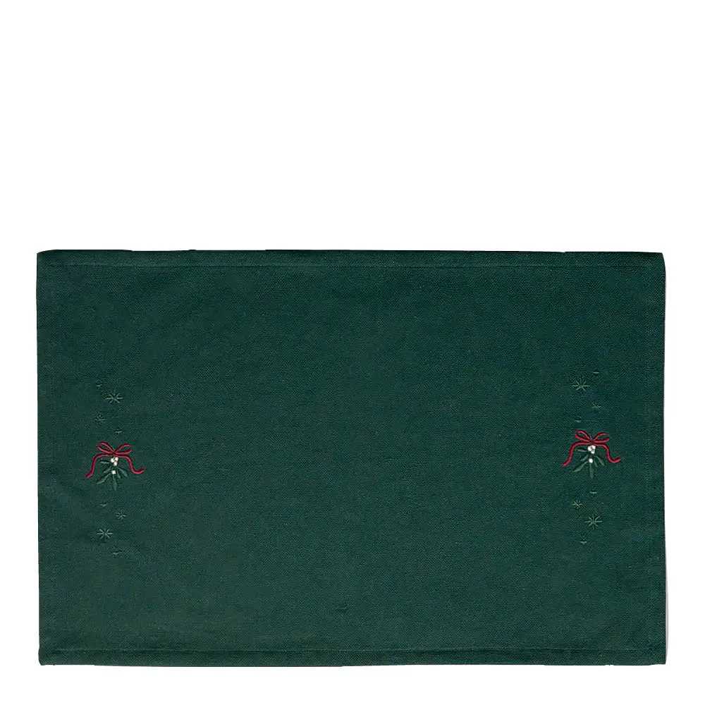 Christmas Fable Pöytätabletti misteli 49x32 cm Vihreä