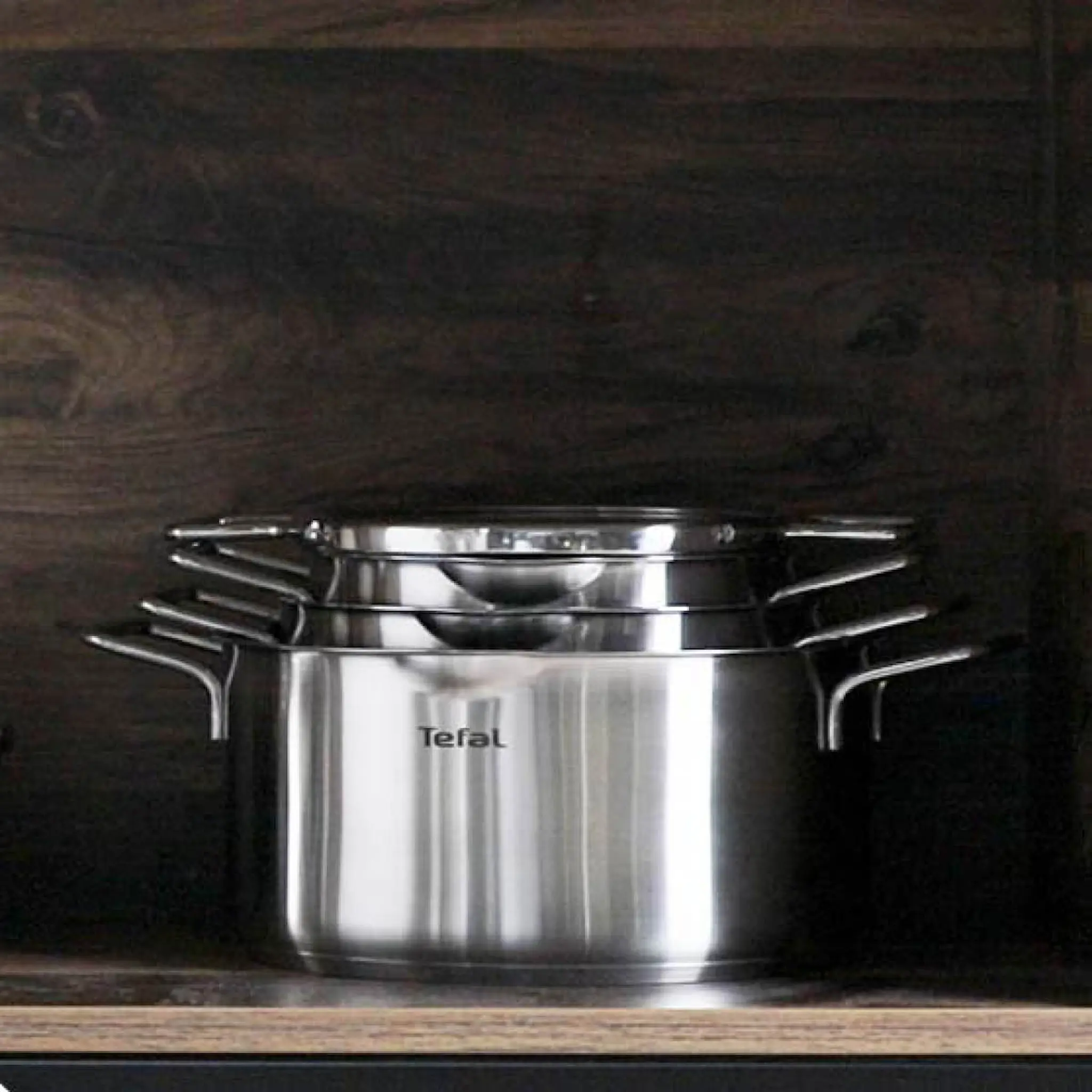 Tefal Nordica grytesett 6 deler 1,5L/3L/5,2L rustfritt stål