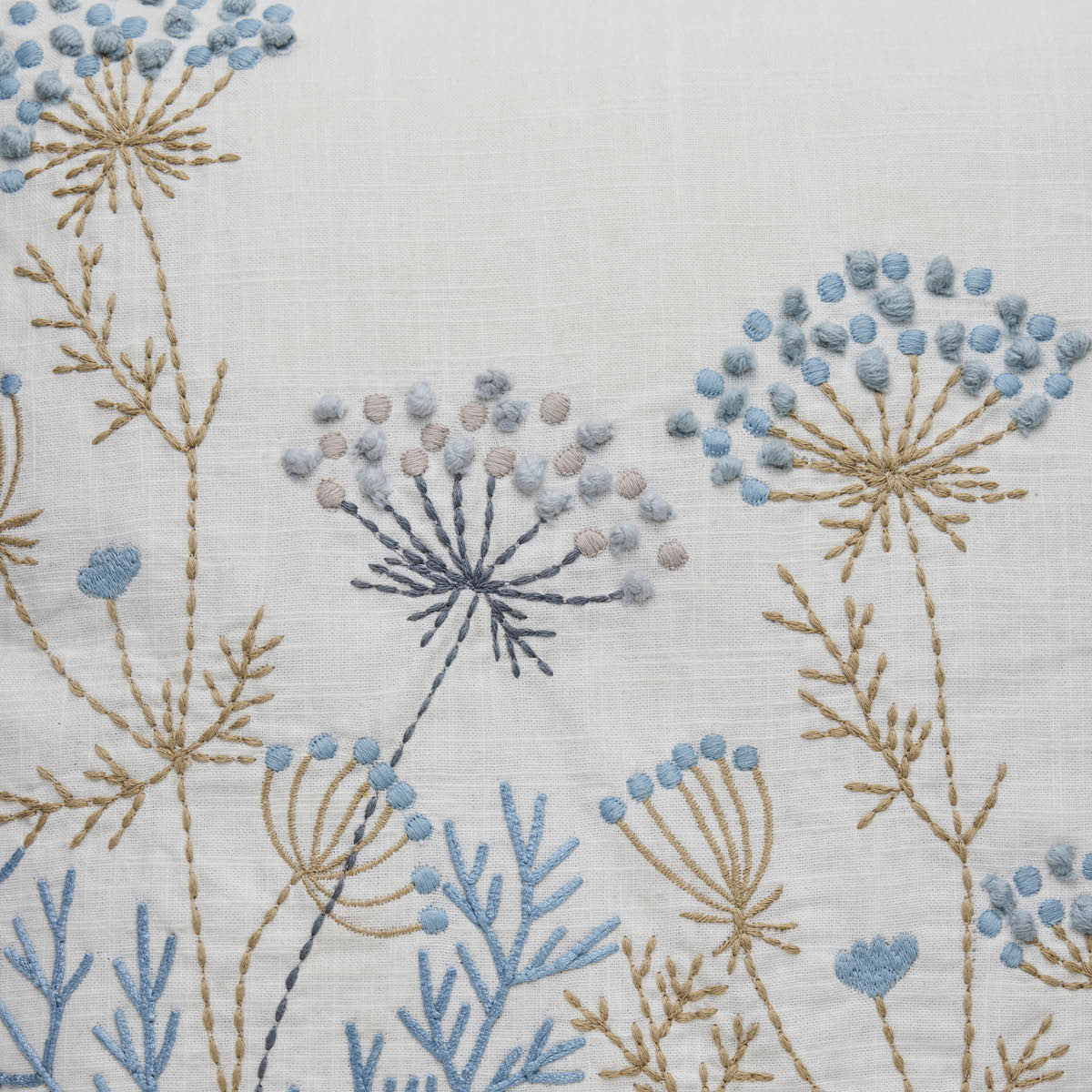 Lene Bjerre Visilia putetrekk 50x50 cm offwhite/blå