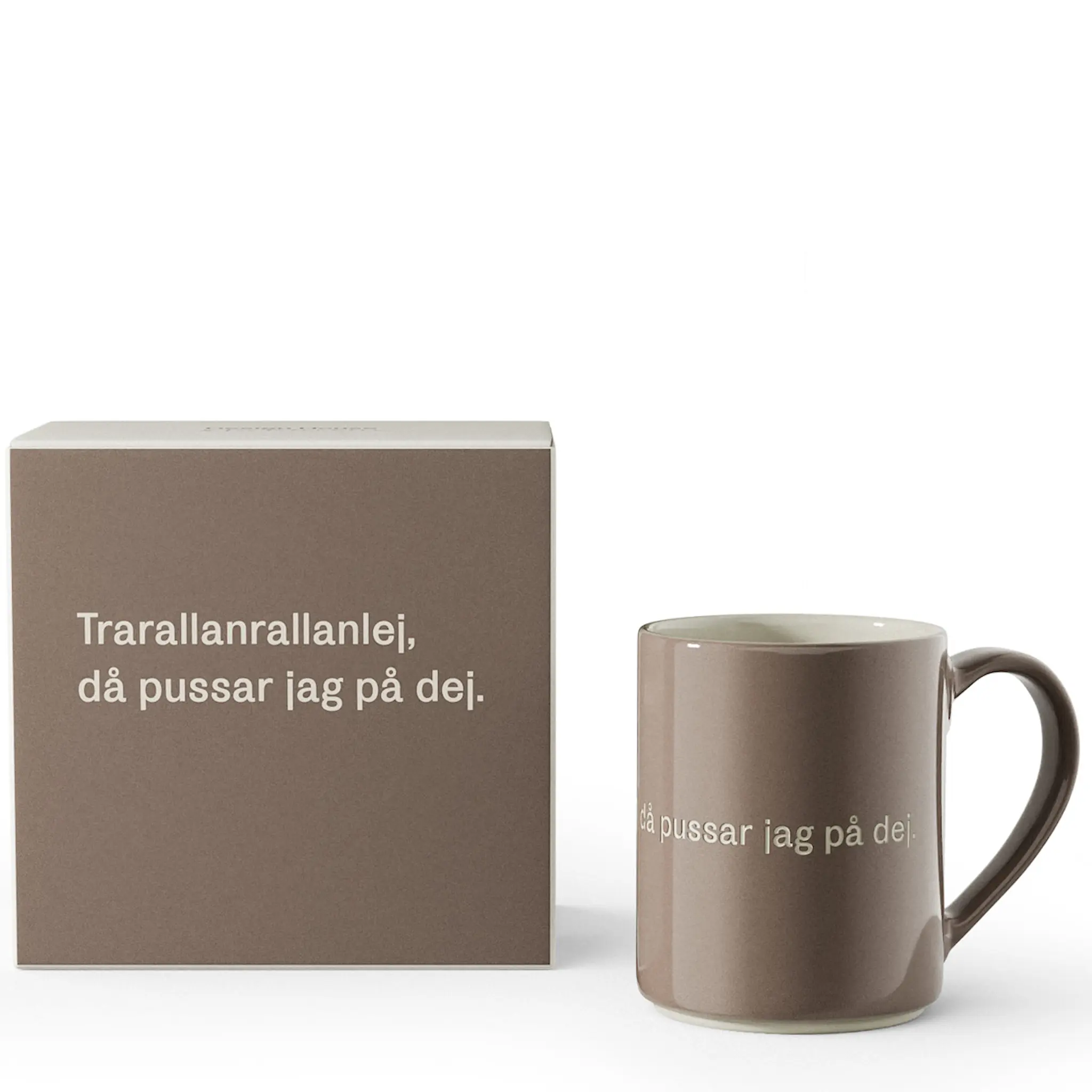 Design House Stockholm Astrid Lindgren Mugg Brun Trarallanrallanlej