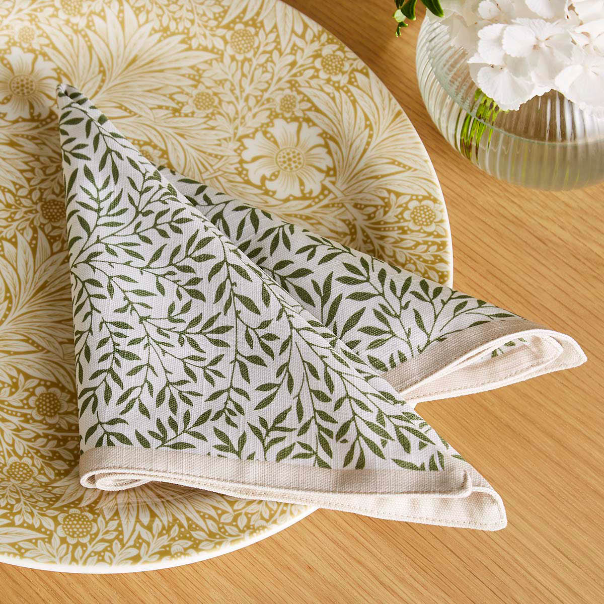 Spode Morris & Co servett 40x40 cm 2-pack marigold & standen