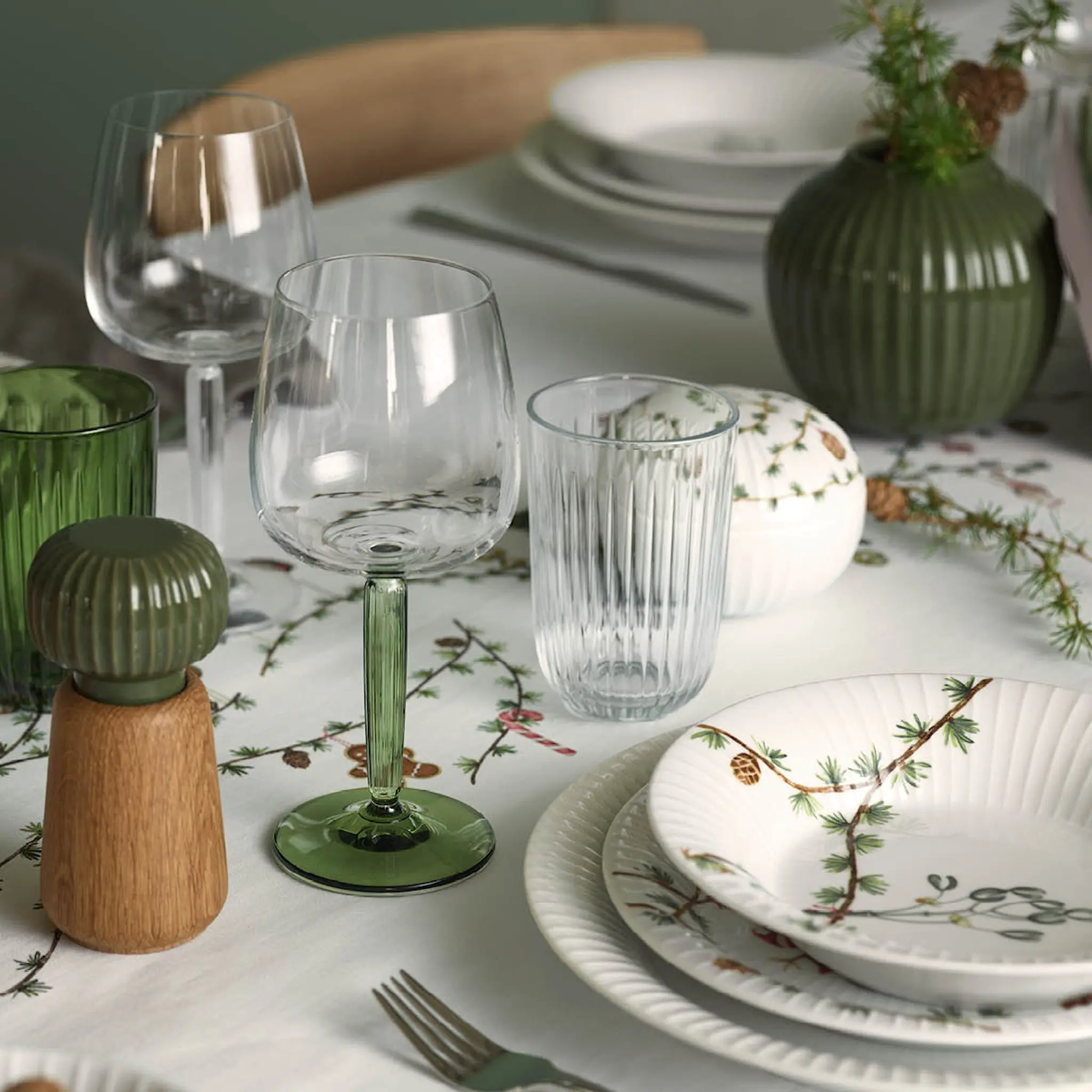 Kähler Hammershøi christmas Tallrik 19 cm Vit