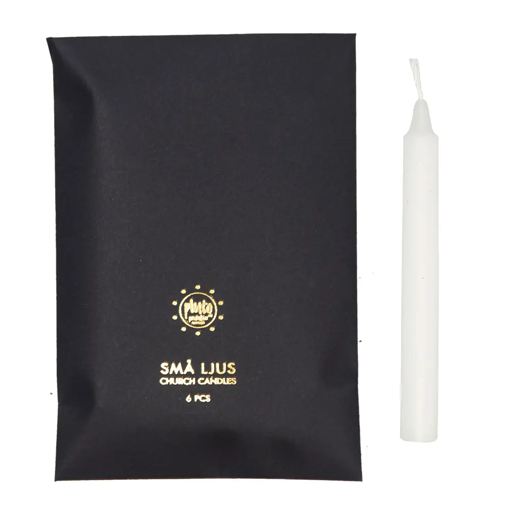 Enkelikellon Kynttilät 10 cm 6 kplValkoinen