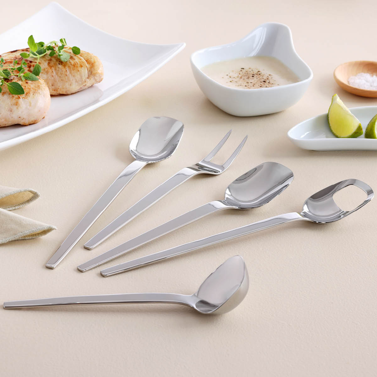 Hardanger bestikk Tina Tarjoiluvälineet 5 osaa