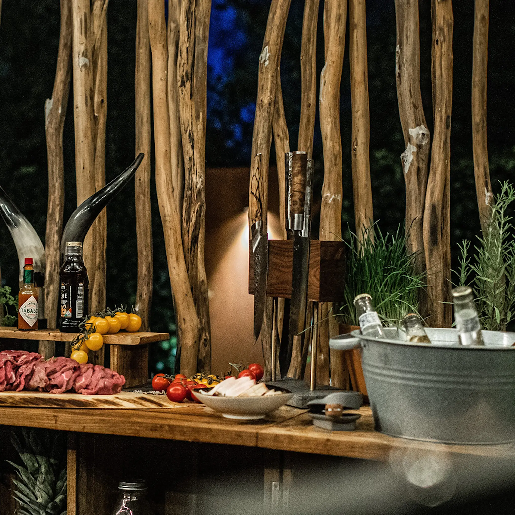 Style De Vie Style De Vie Magneettinen veitsilista Pähkinäpuu