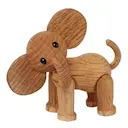 Ella träfigur babyelefant 8,5 cm
