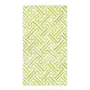 Fretwork servett 32,5x40 cm 15-pack grön/vit