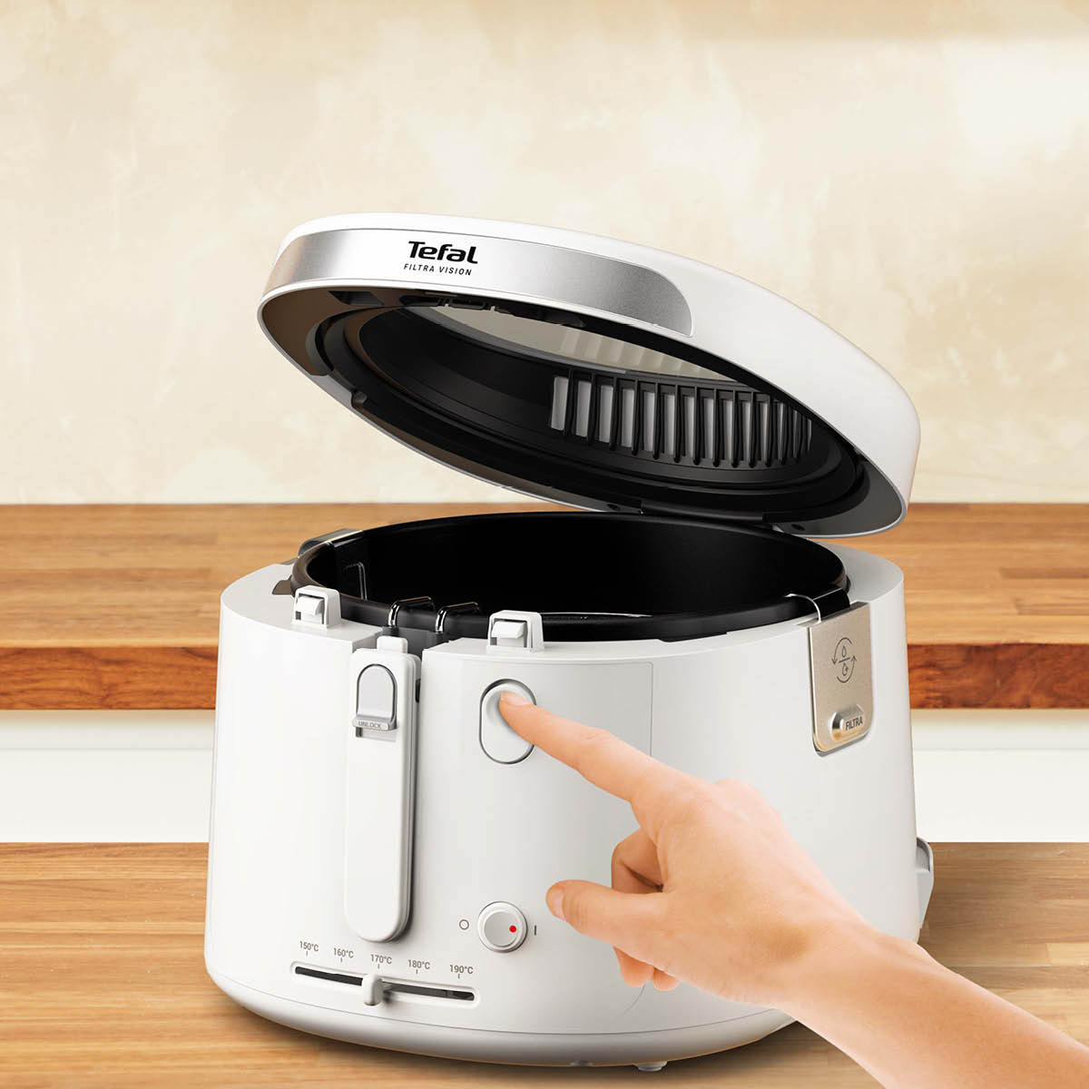 Tefal Filtra Vision airfryer 2,1 L 1900W valkoinen