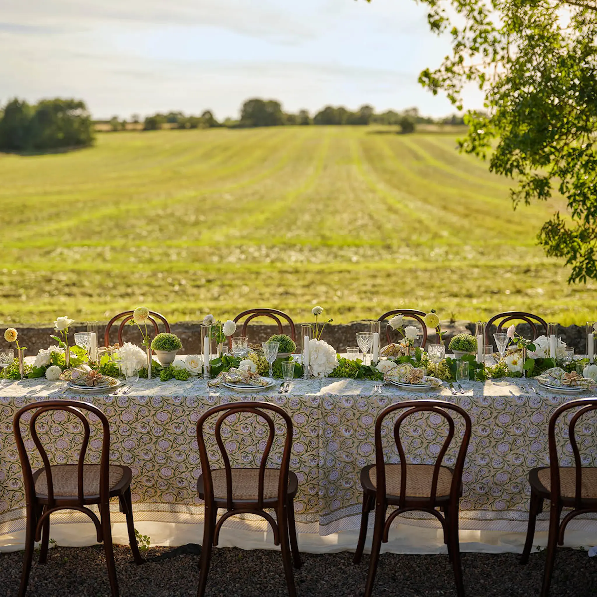 Chamois Tangier Pomegranate duk 170x350 cm butter yellow