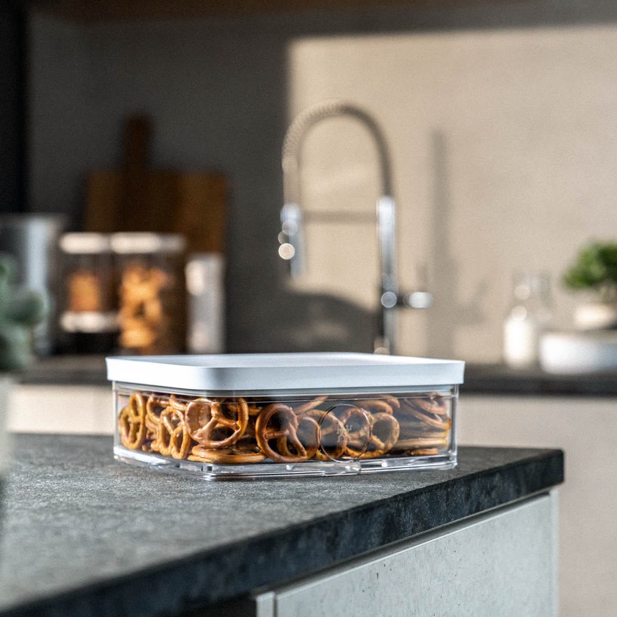 Zwilling Fresh & Save Cube Säilytyspurkki vakuumikannella 1,6 L