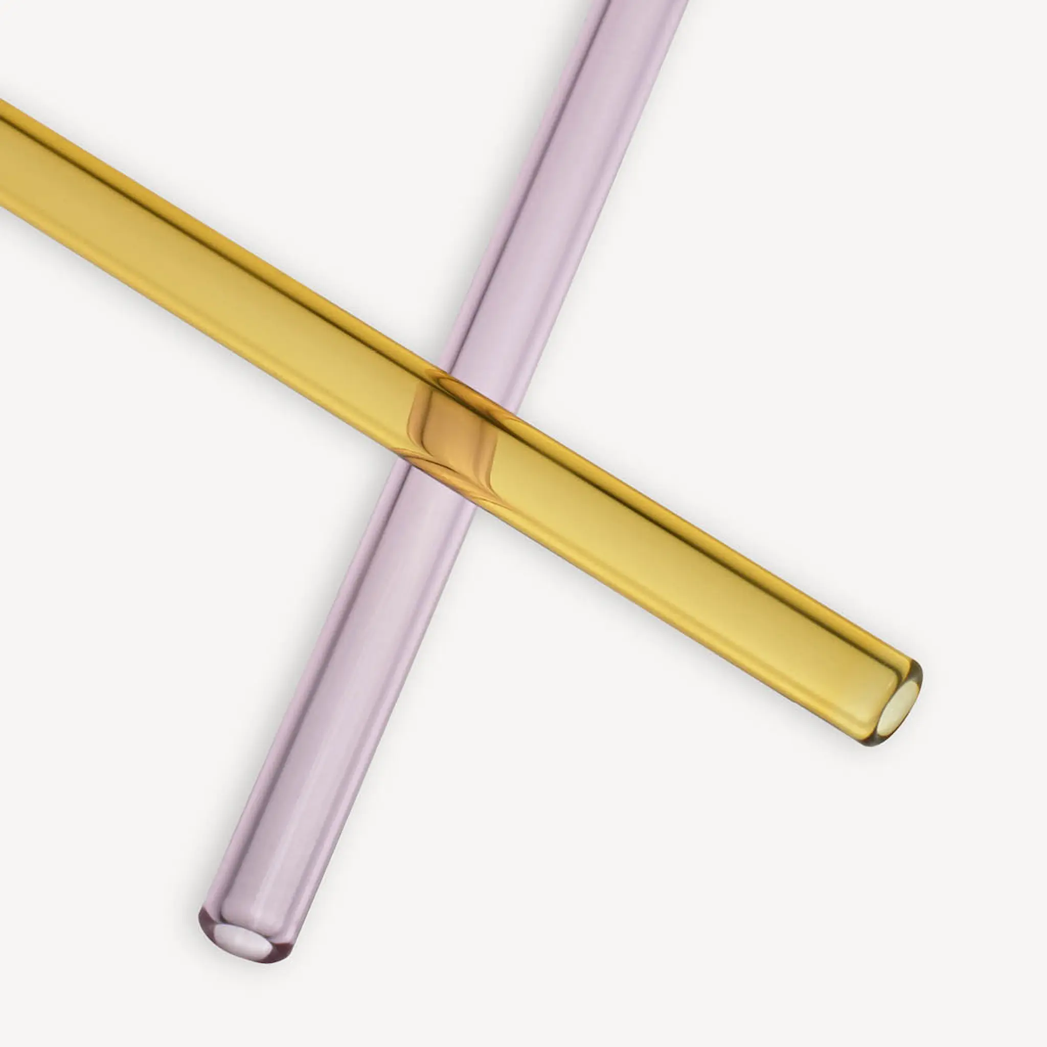 Kosta Boda Contrast Pilli 20 cm 2 kpl Roosa/Keltainen