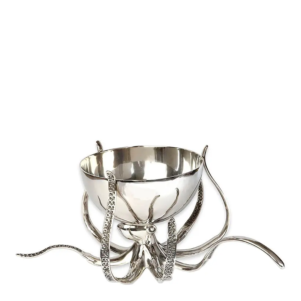 Octopus Viinijäähdytin 3-5 pullolle Hopea