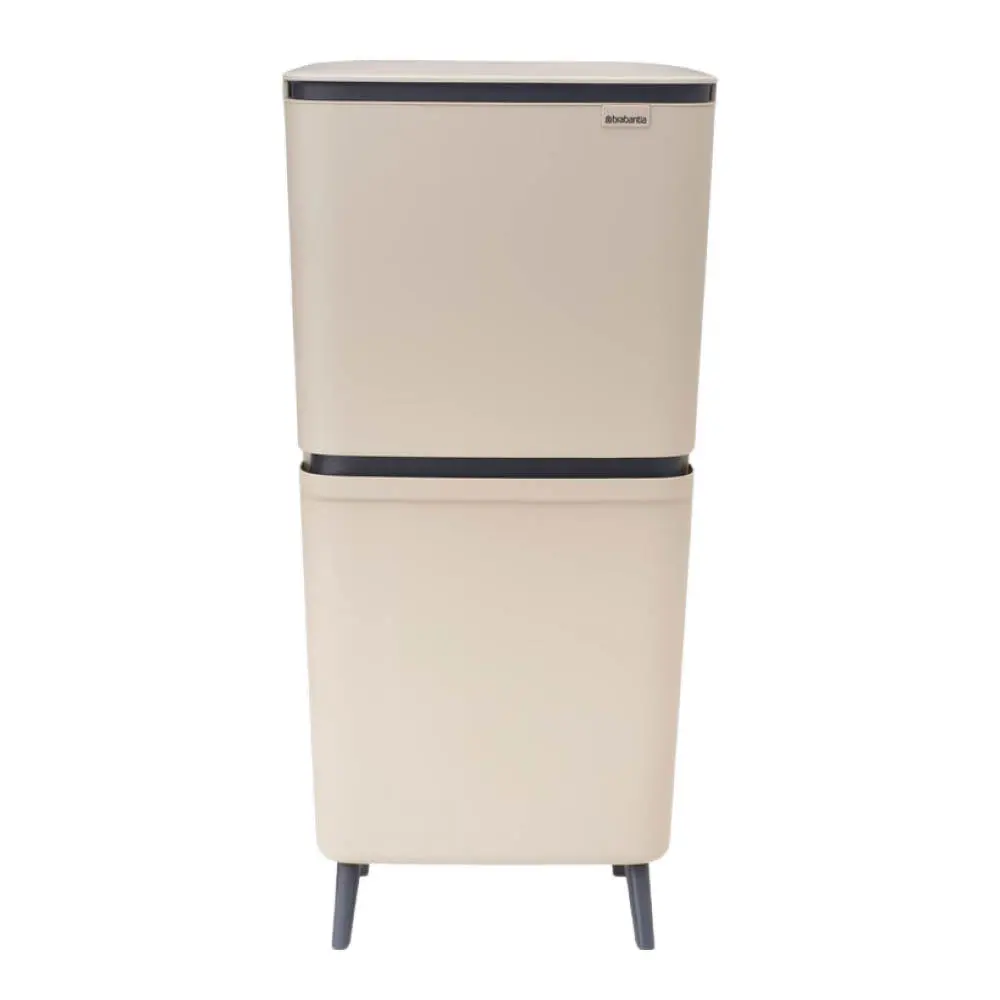 SortUp Jäteastia 10+10+25 L Soft Beige