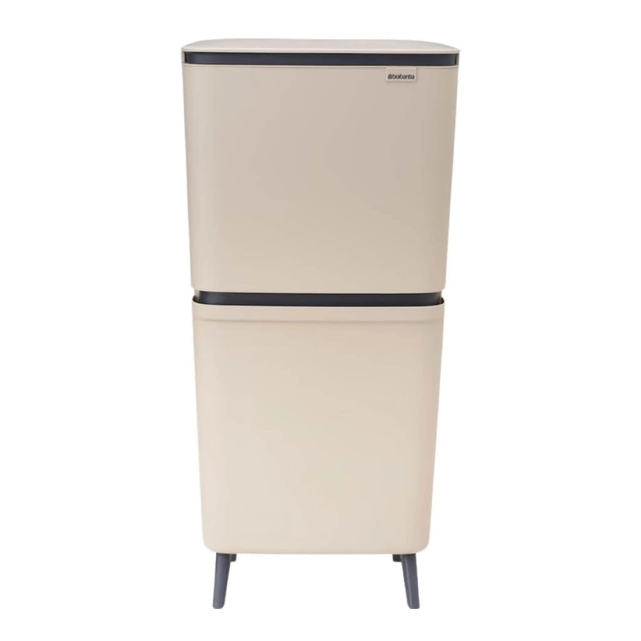 Brabantia SortUp källsorteringskärl hög 10+10+25 L soft beige
