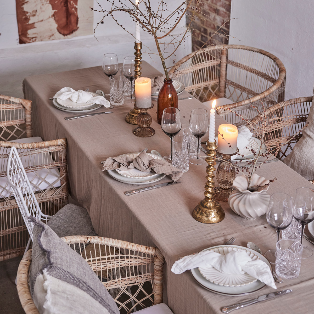 Lene Bjerre Camille Lautanen 20,5 cm Luunvalkoinen