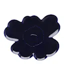 Unikko serveringsfat 32x32 cm blomformad koboltblå