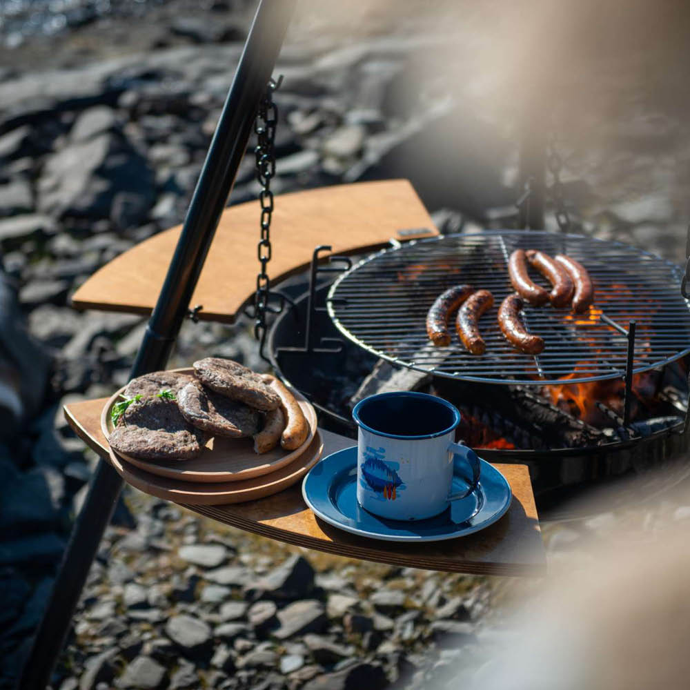 Espegard Sidebord 60 til bålpanne 2 stk