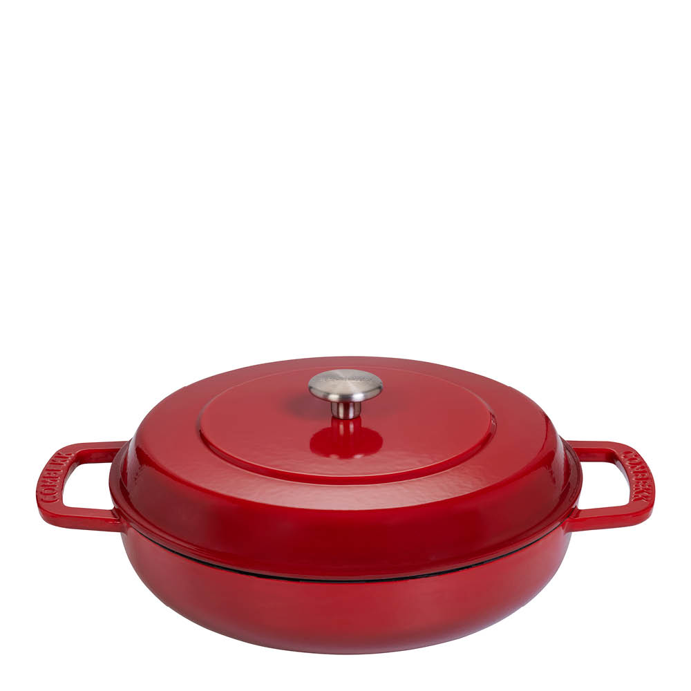 Combekk - Braiser Valurautapata 28 cm 5 L Cherry