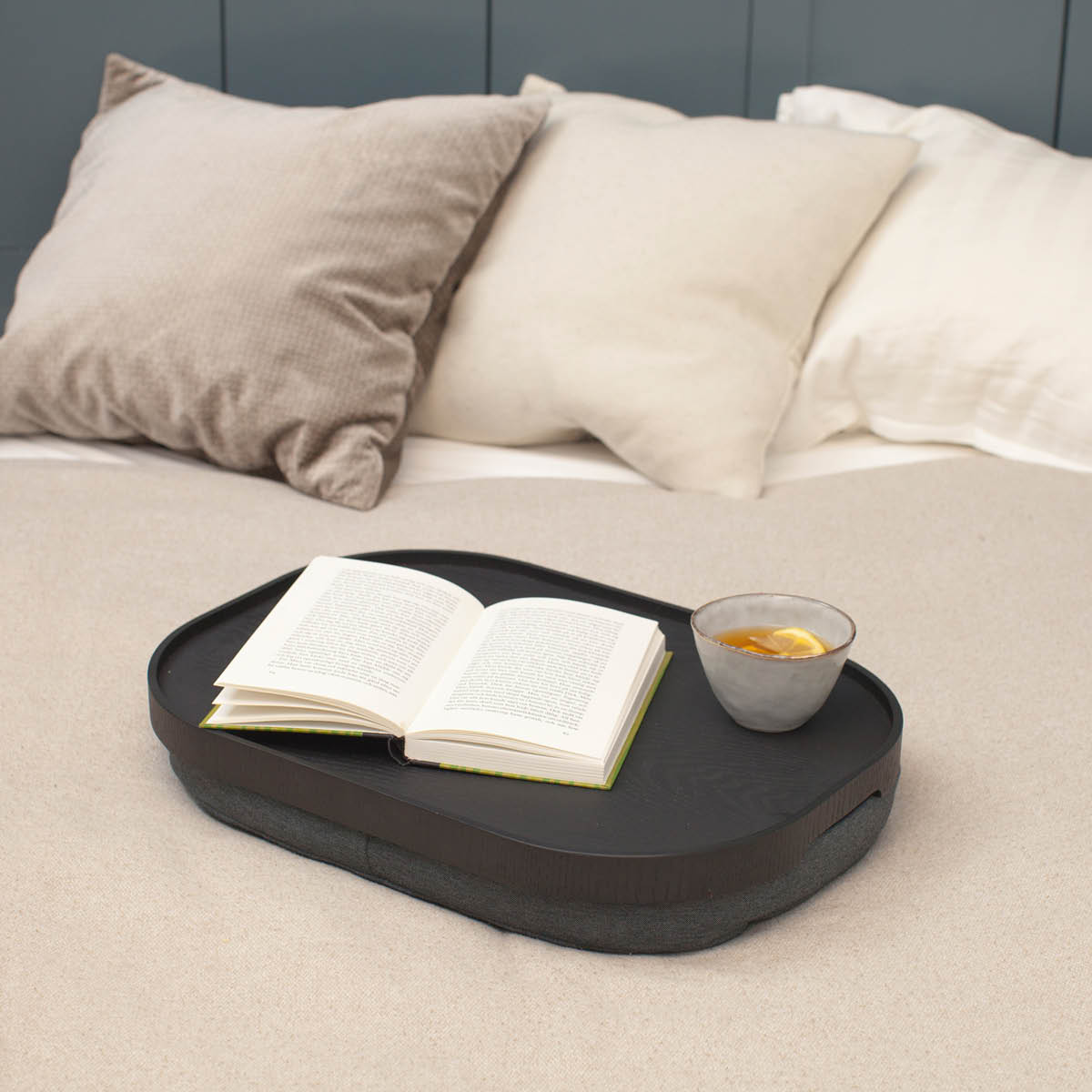 Bosign CurveLine knebrett anti-slip 47x34 cm svart/grå