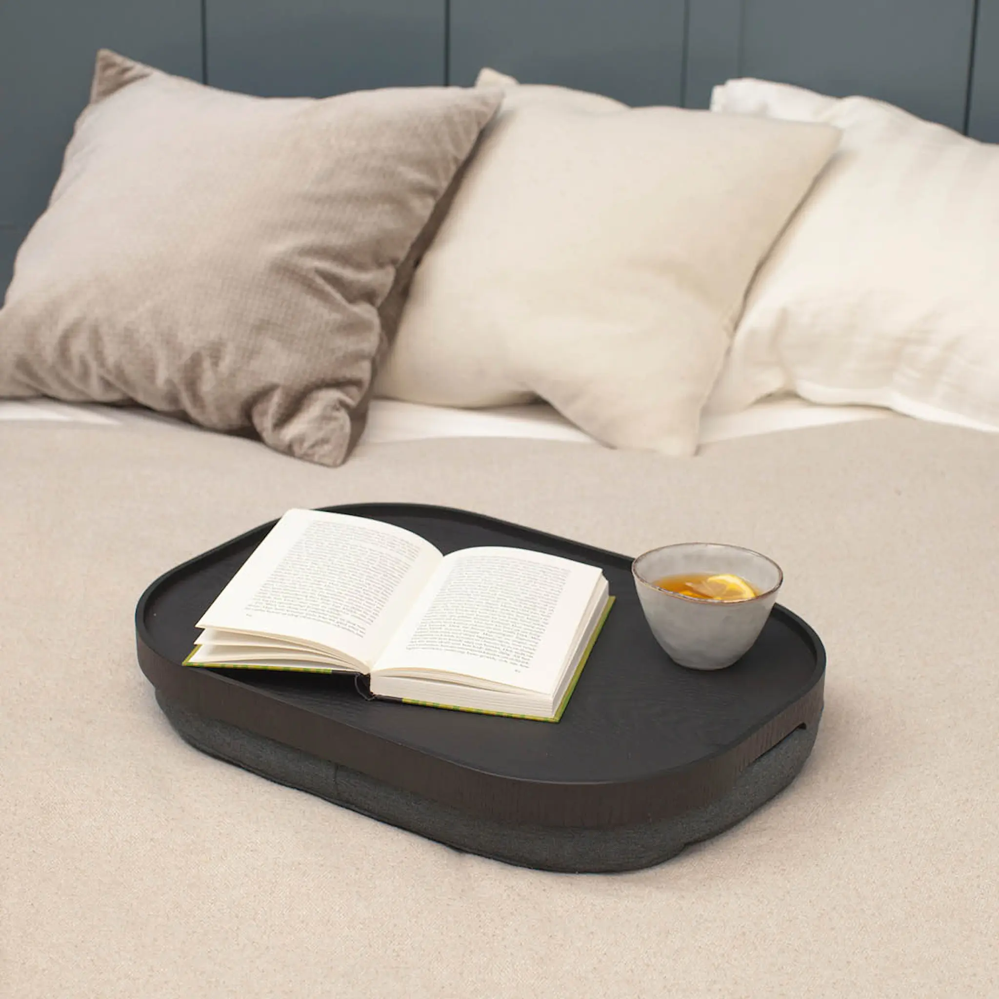 Bosign CurveLine Sylitarjotin anti-slip 47x34 cm Musta/Harmaa