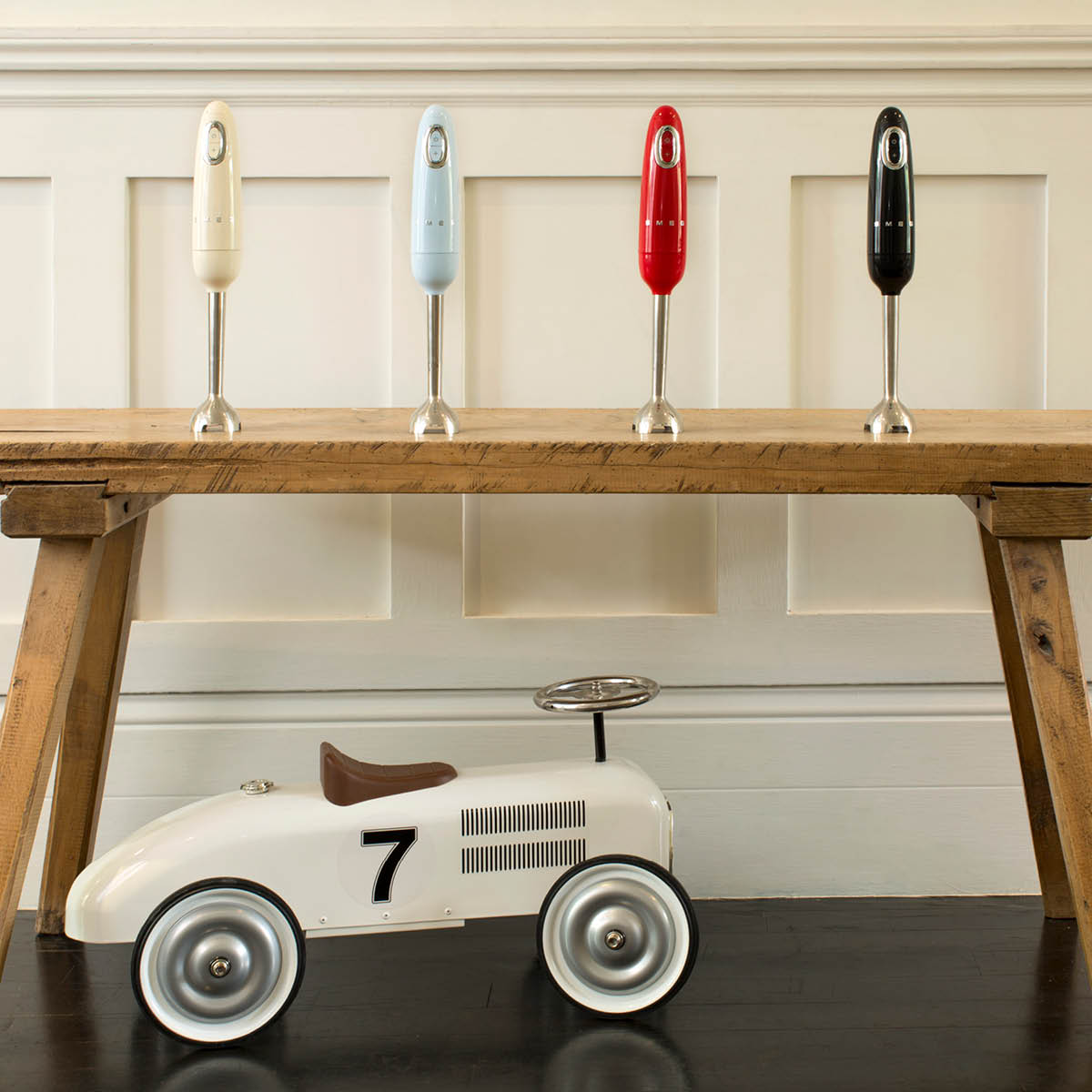 Smeg Stavmikser HBF11 uten tilbehør rød