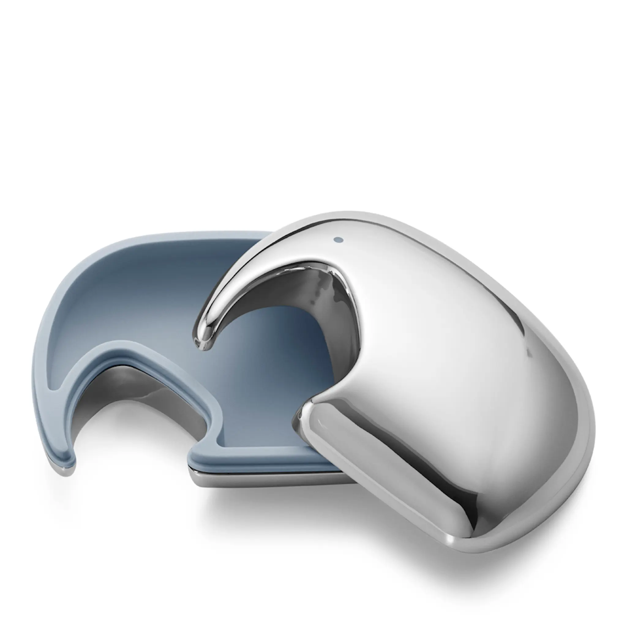 Georg Jensen Elephant Ask Elefant 7 cm Ljusblå