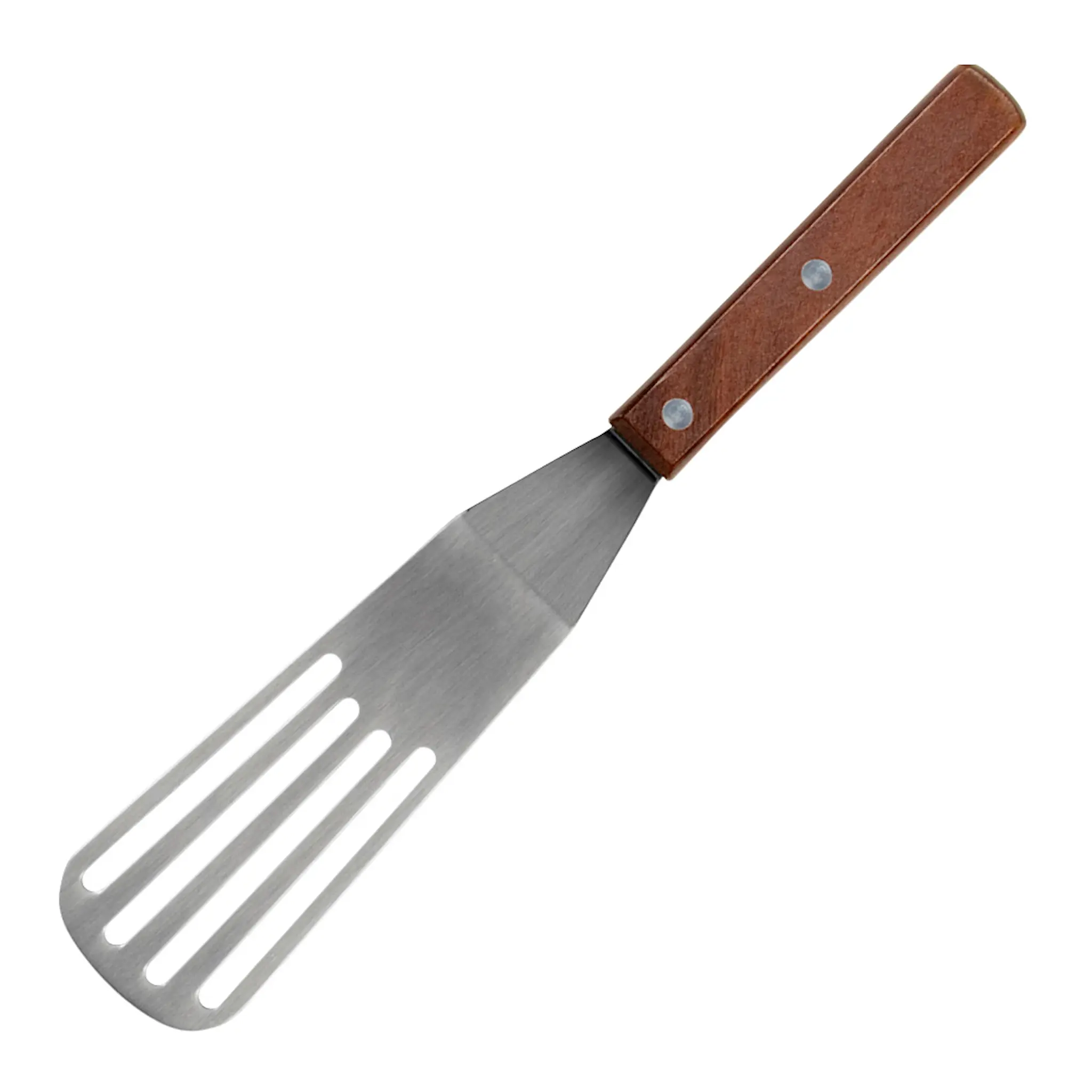 Exxent Stekespade perforert 28 cm rustfritt stål/tre
