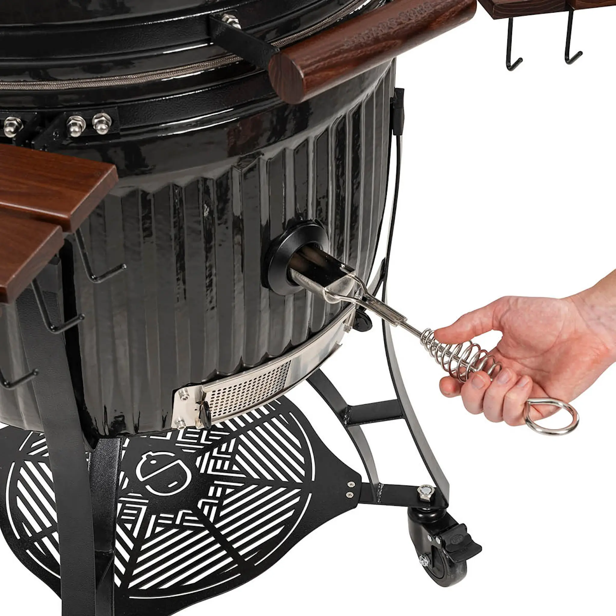 Kamado SUMO Kamado Grill Icon Large hiiligrilli musta