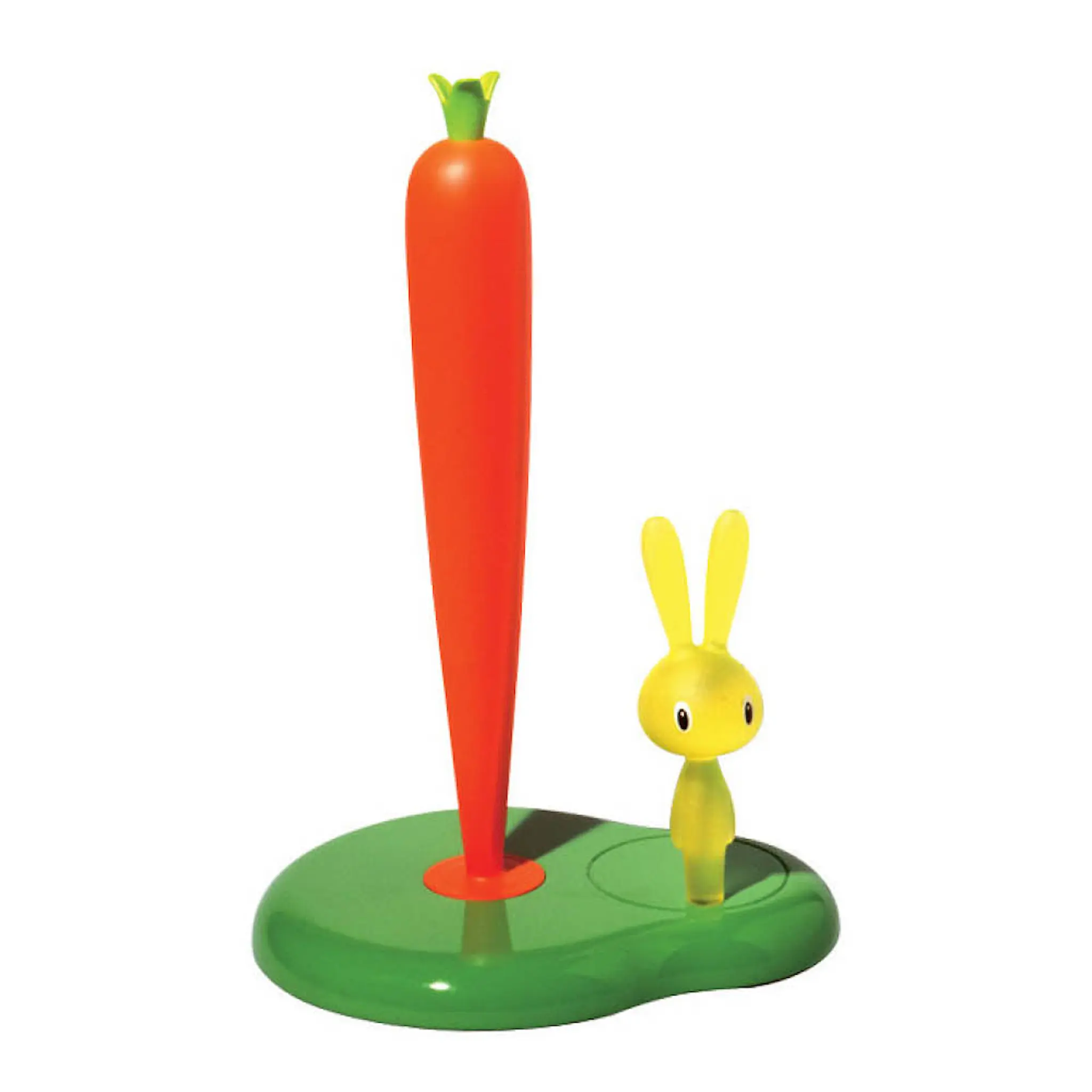 Alessi Bunny & Carrot kjøkkenrullholder 29,4 cm grønn