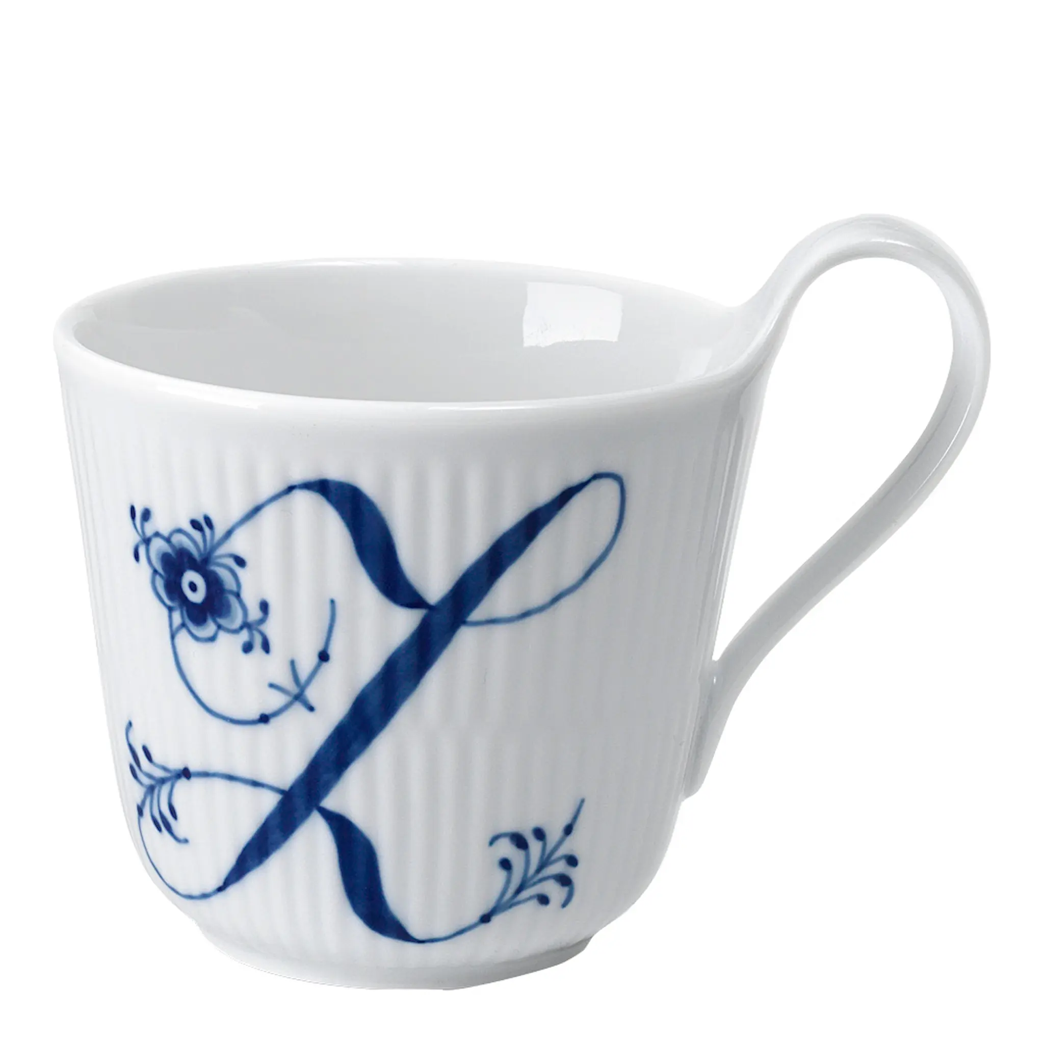 Royal Copenhagen Blue Fluted Pl Alphabet mugg 33 cl Z