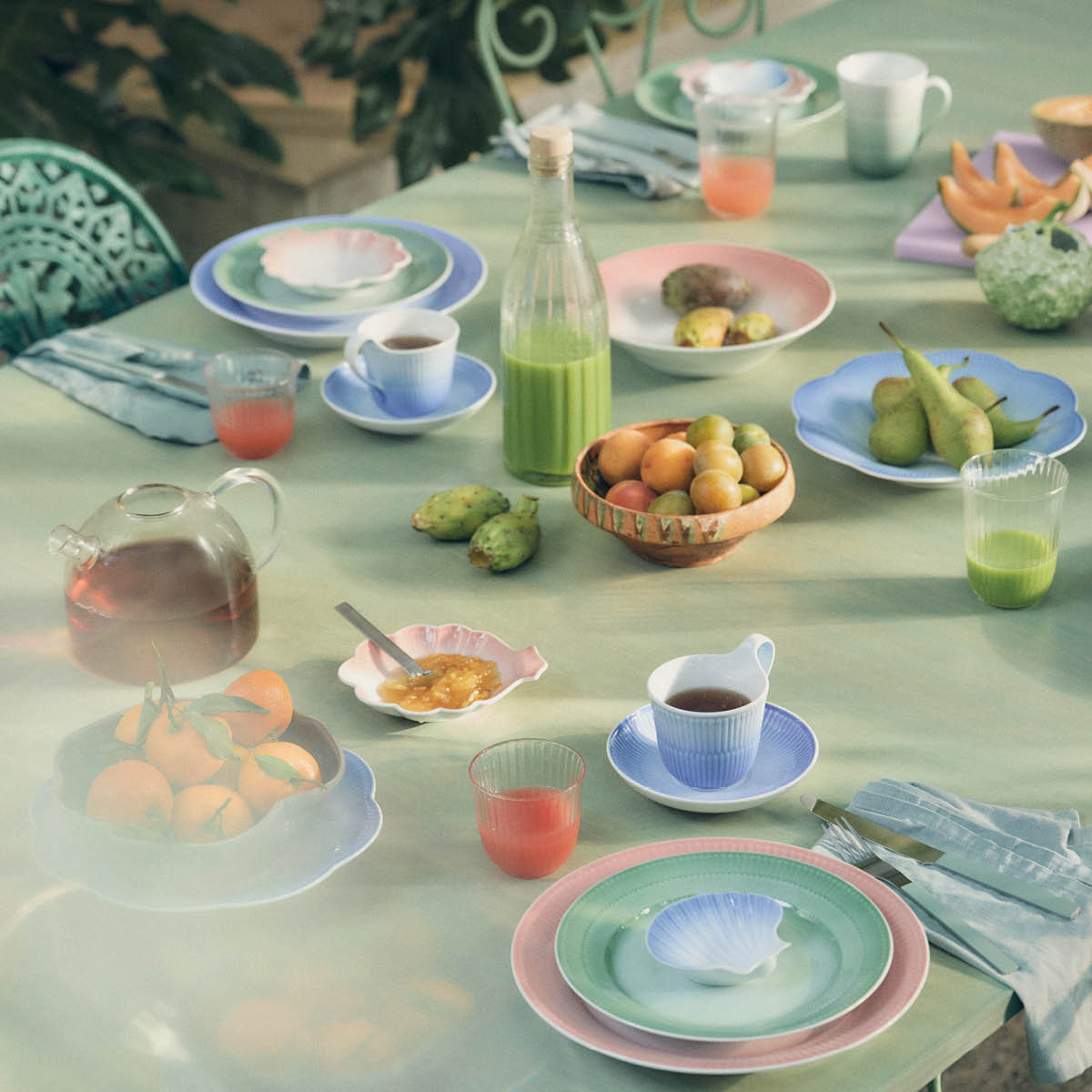 Royal Copenhagen Iris tallerken 27 cm blå