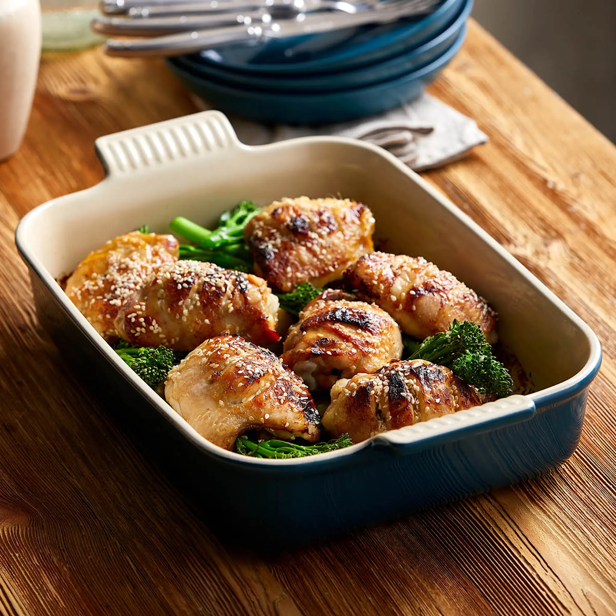 Le Creuset Heritage Uunivuoka 26x19 cm Deep Teal