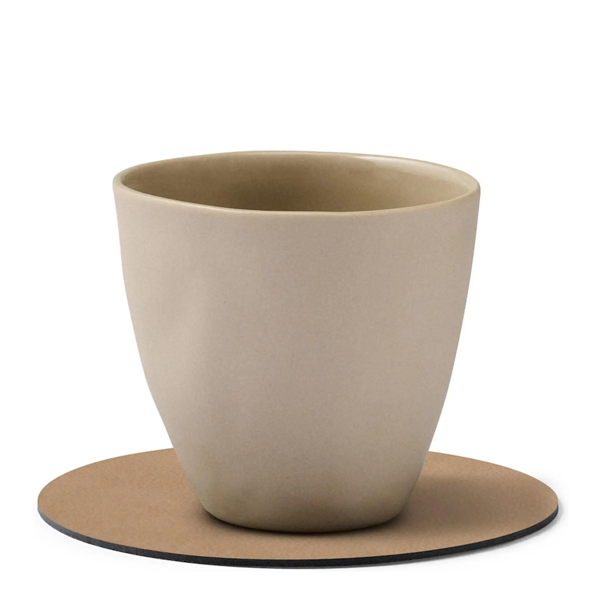 LIND DNA Nupo Circle Glasunderlägg 10 cm Nougat
