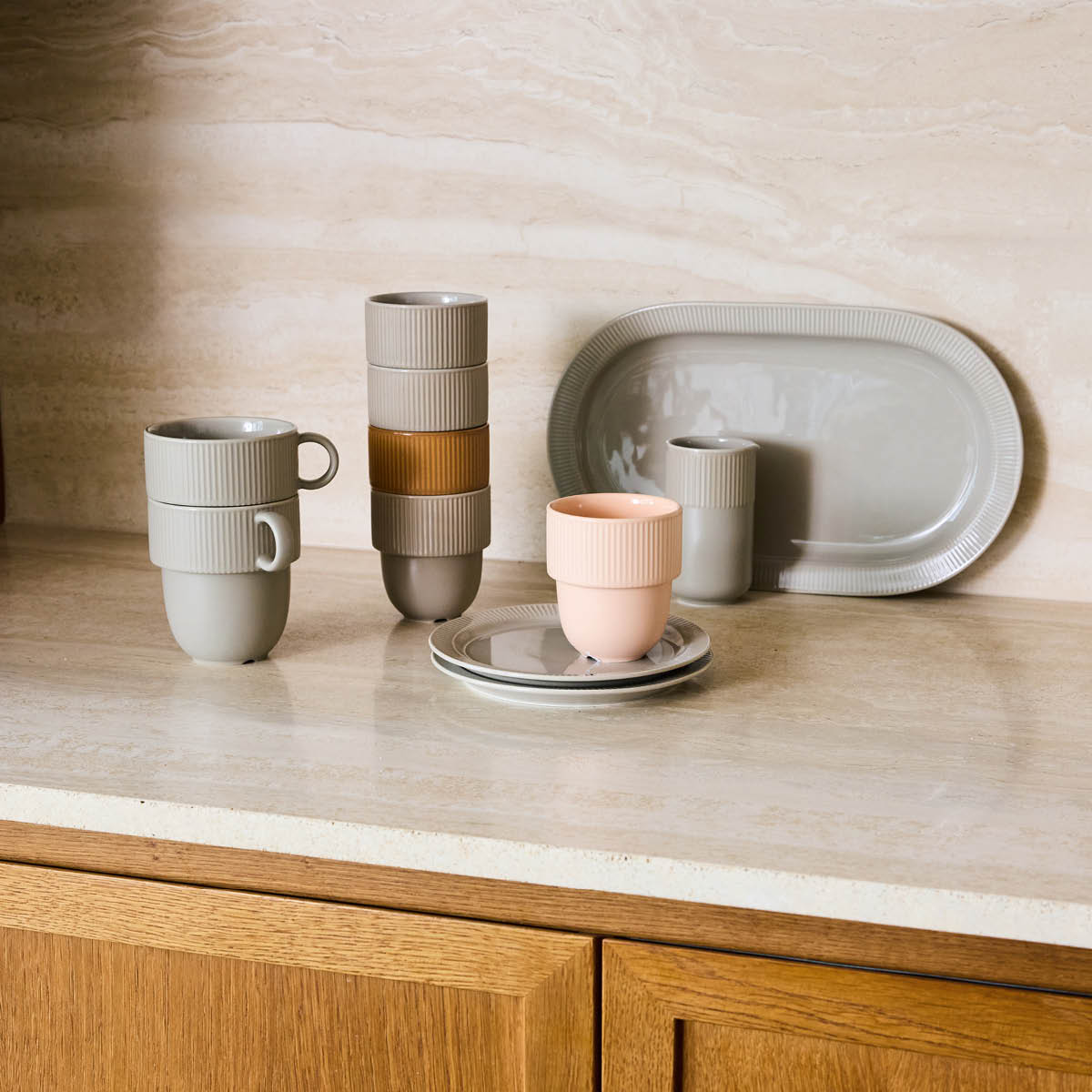 Sagaform Inka kopp 27 cl rosa