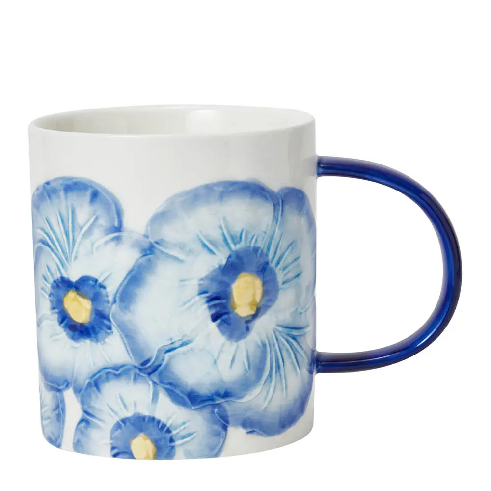 Flora Kuppi 50 cl Beige/Sininen