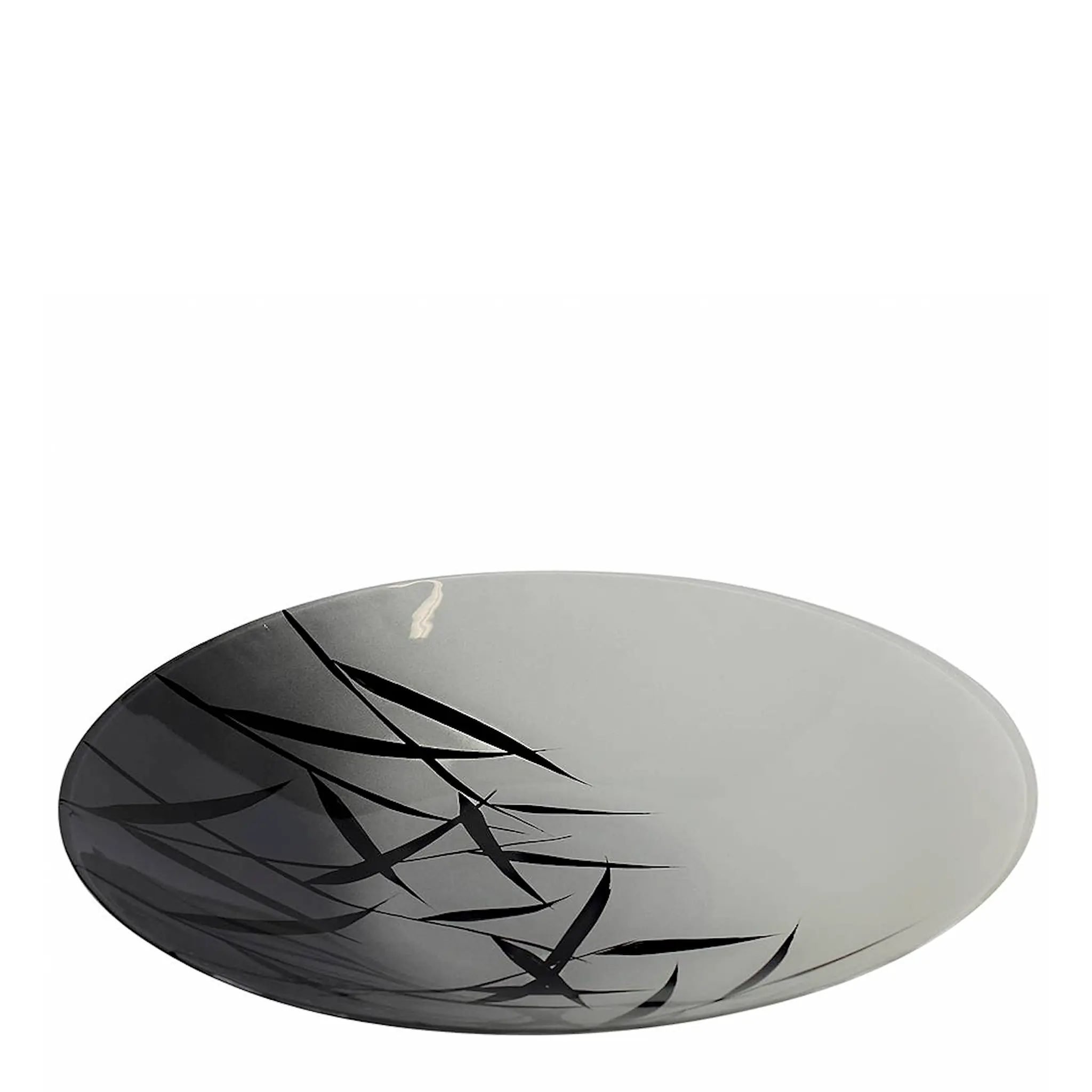 Nybro Crystal Nebbioso Fat 39 cm Grå