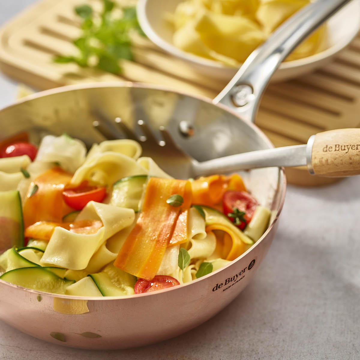 de Buyer Prima Matera Sauteuse 1,7 L 20 cm Koppar/Gjutjärn