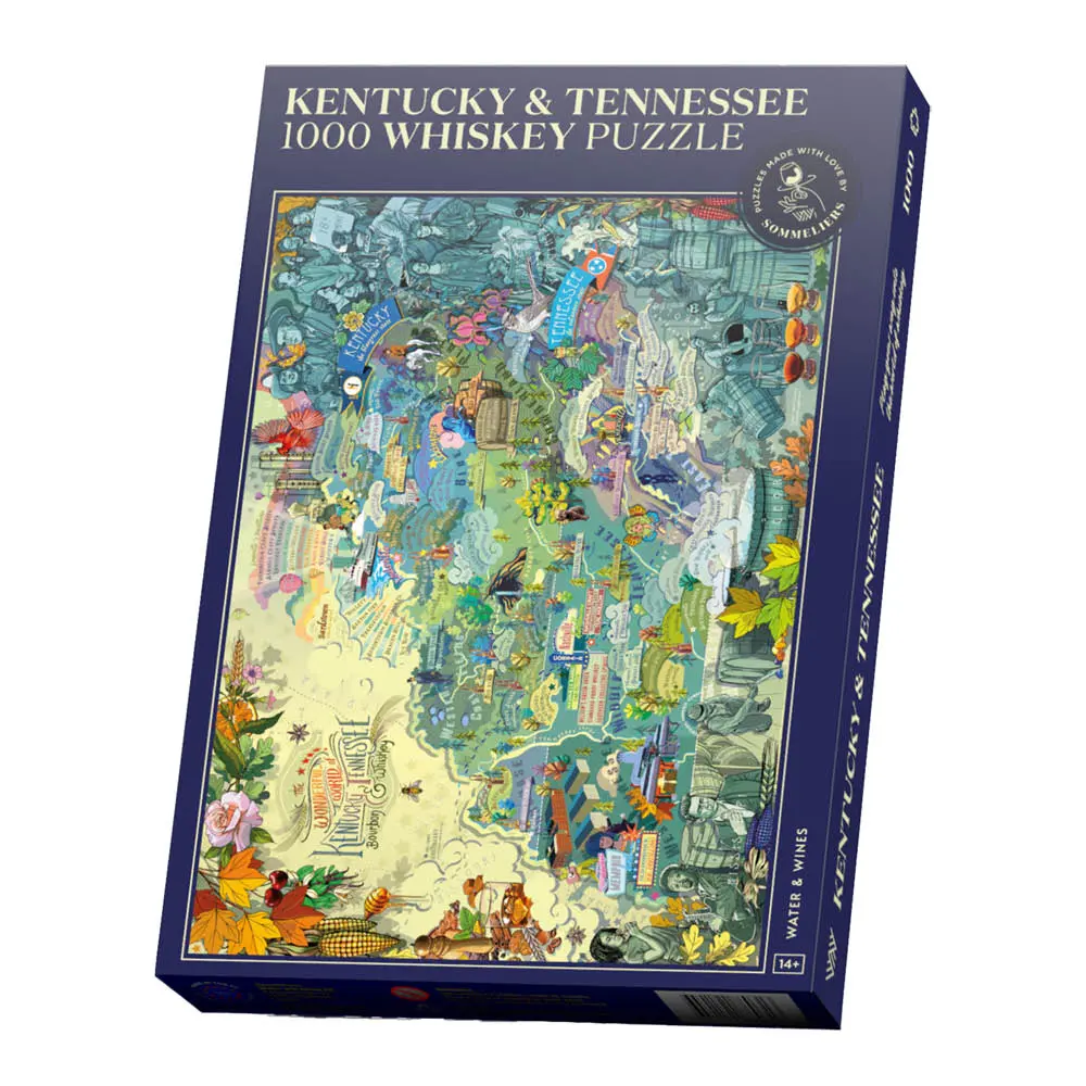 Whisky Puzzle Palapeli Kentucky & Tennessee (Bourbon) 1000 palaa