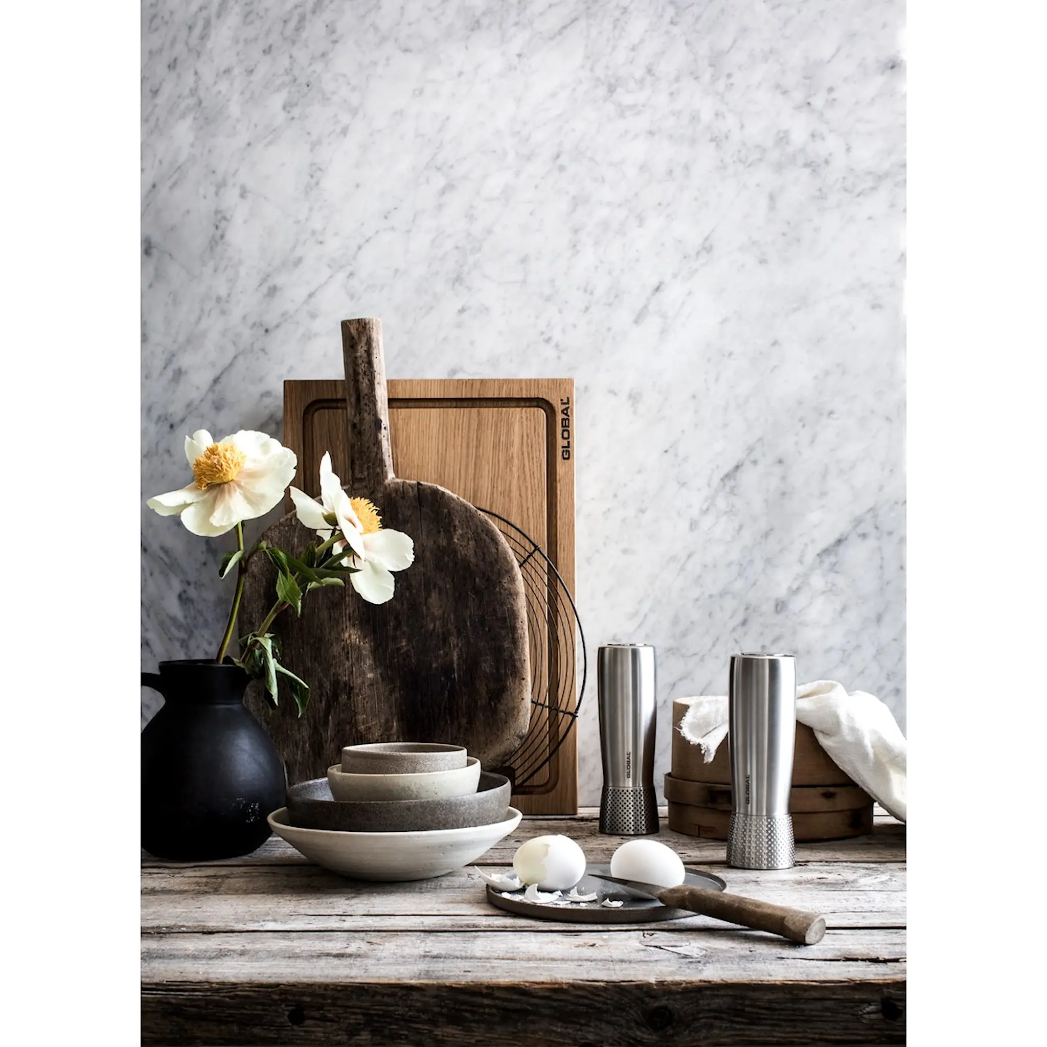 Global Global Suola- ja pippurimylly 18,5 cm