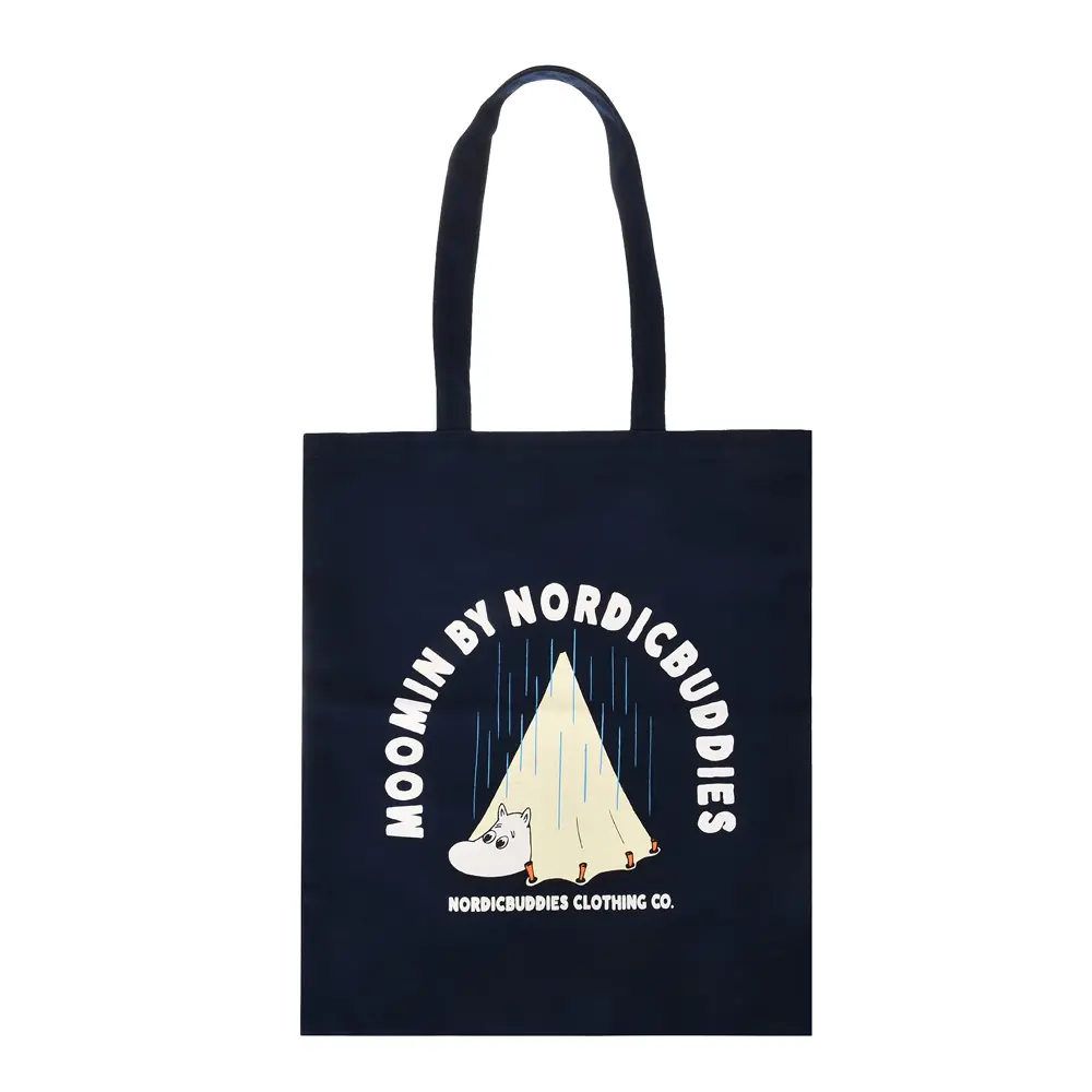 Muumi Kangaskassi Muumipeikko 38x42 cm Sininen