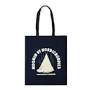 Mumin tygpåse 38x42 cm Mumintrollet marinblå