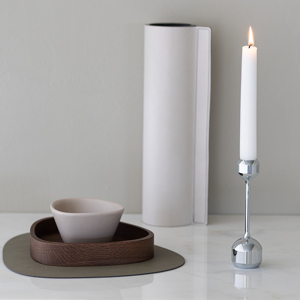 LIND DNA Silhouette Candleholder Silhouette 145 Candle Holder Krom
