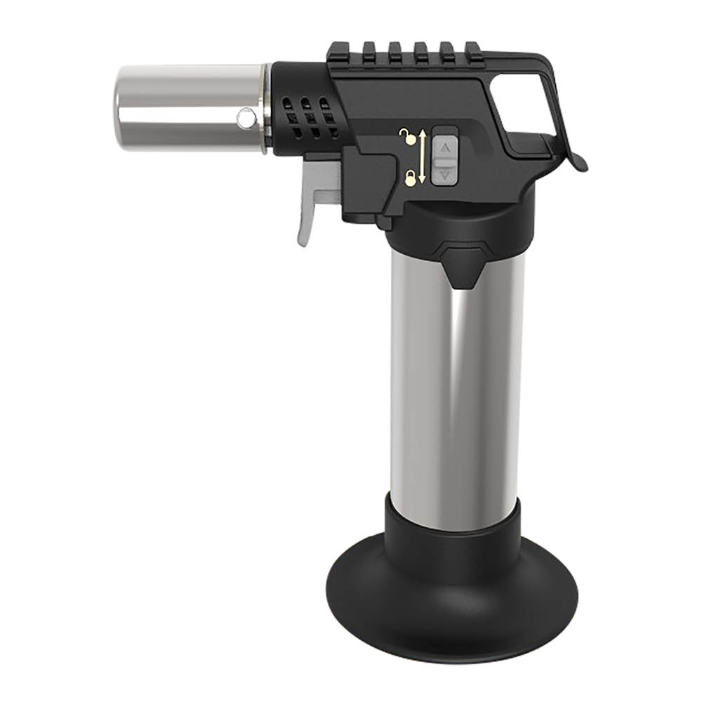 Modern House Basis flamberer børstet stål/svart