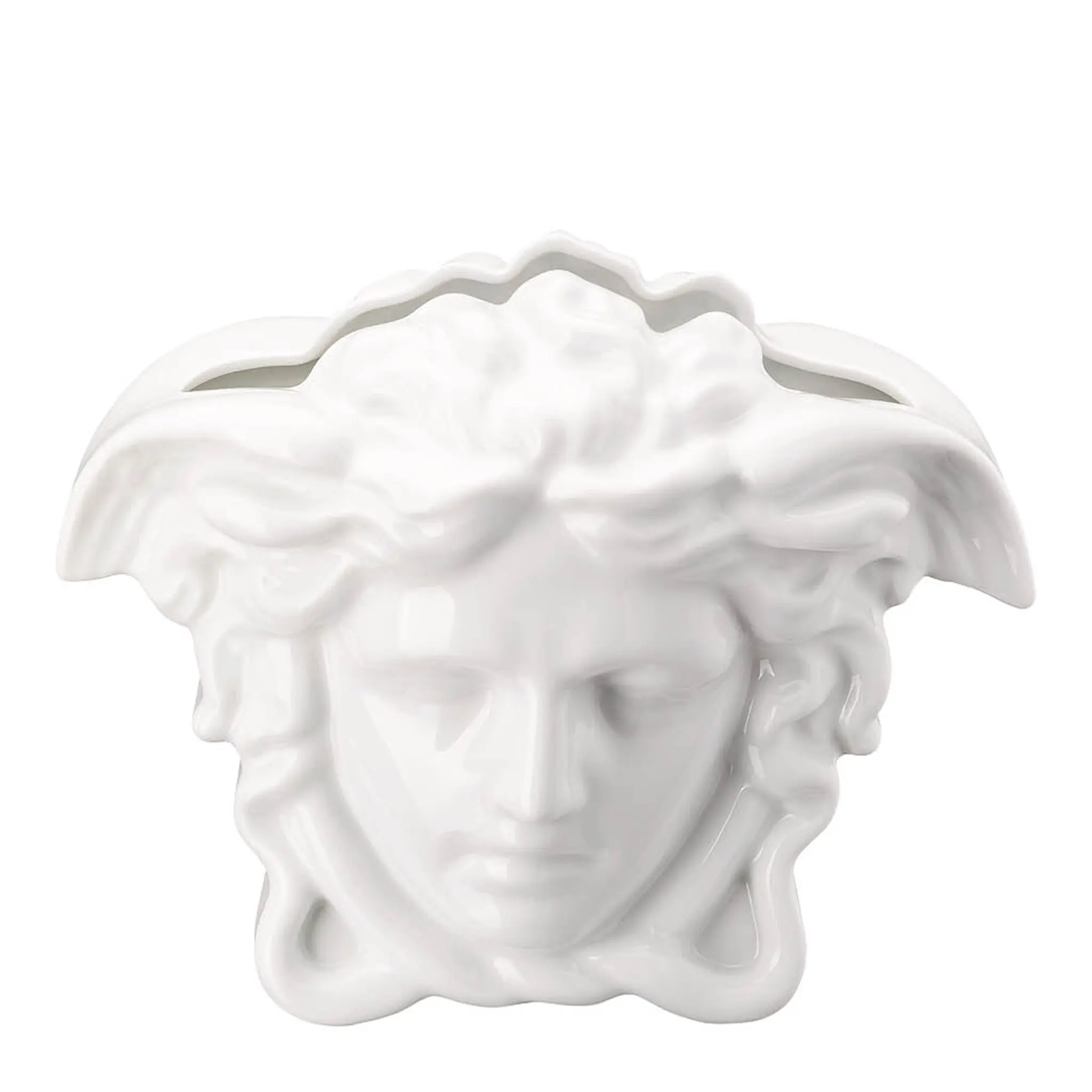 Versace Medusa Grande vas 21 cm vit