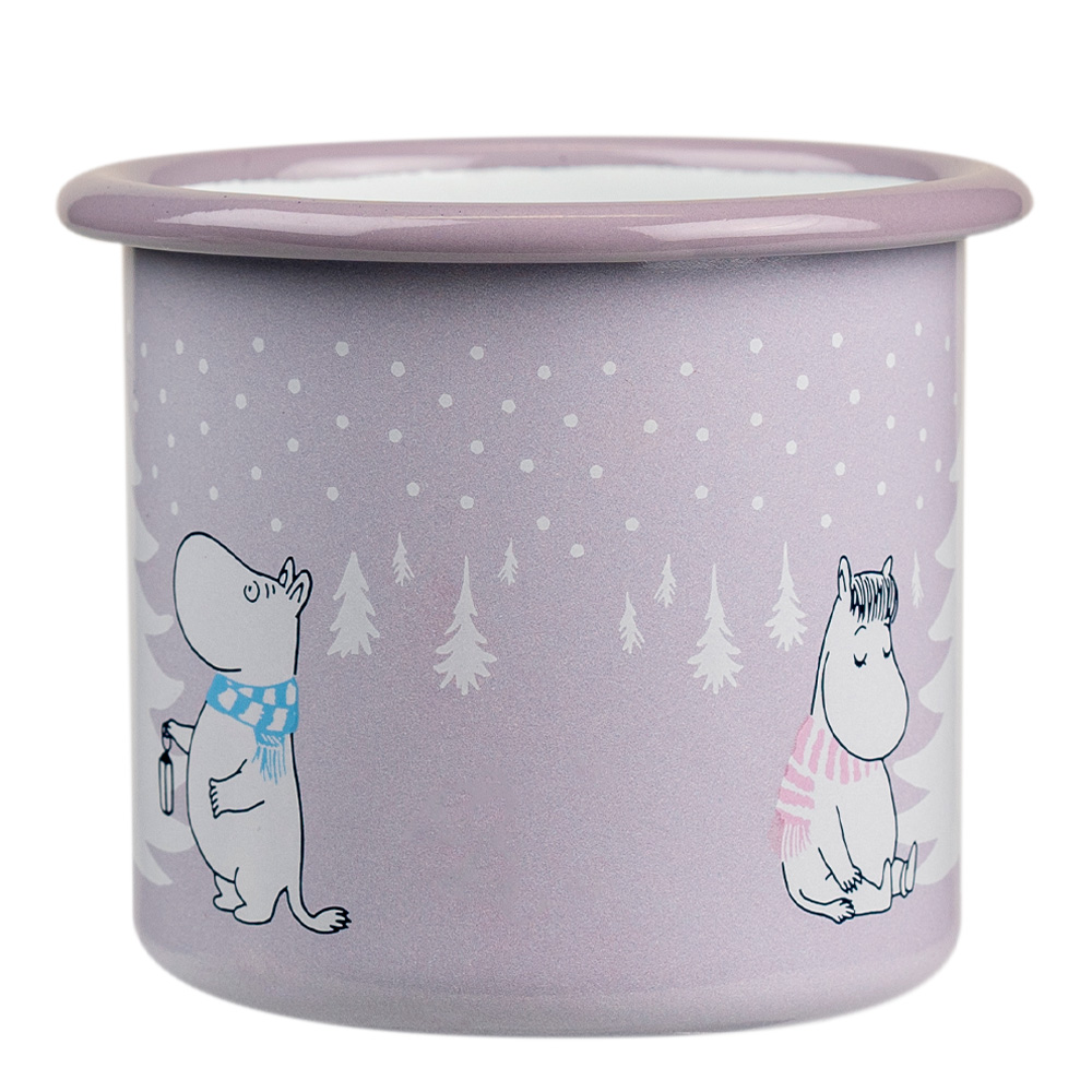 Muurla Muumi Emalimuki Snowfall 25 cl